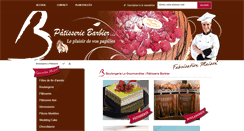 Desktop Screenshot of gourmandise-barbier.com